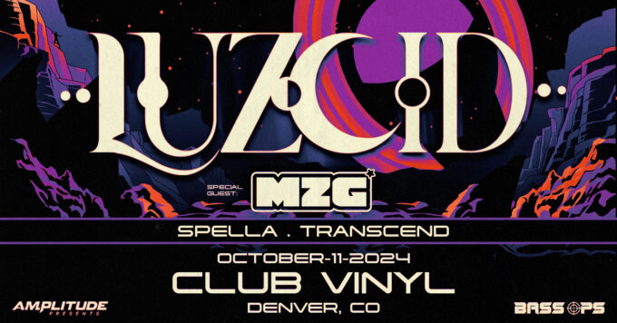 Luzcid at Club Vinyl in Denver Nightclub Event Flyer Oct. 11