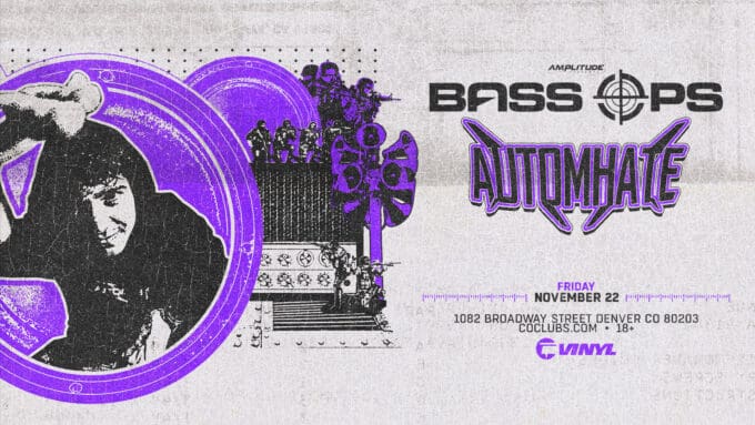 Automhate at Club Vinyl in Denver Event Flyer Nov 22