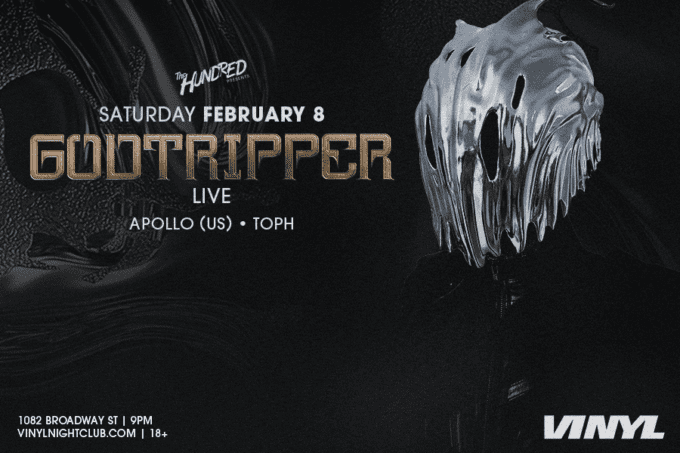 Godtripper at Club Vinyl in Denver Event Flyer Feb 8