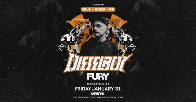 Event Flyer Dieselboy Jan 31 2025 Club Vinyl in Denver Best Nightclub in Denver