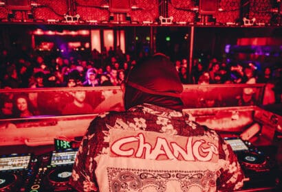 Chango performing at Bass Ops Club Vinyl