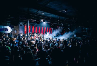 Crowd at Bass Ops Club Vinyl
