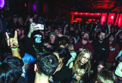 Crowd at Bass Ops Club Vinyl