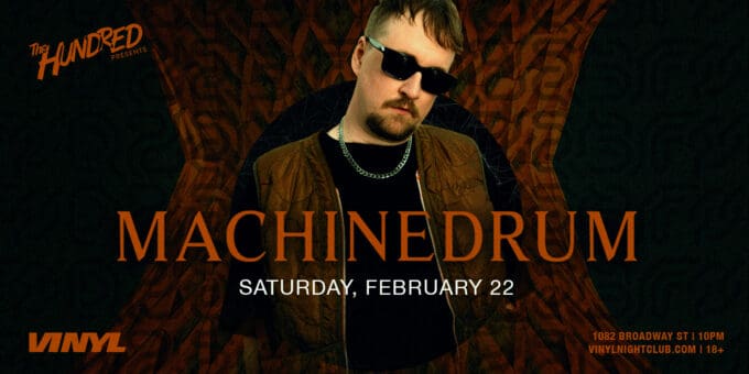 Machinedrum at Church Nightclub in Denver Event Flyer Feb 22