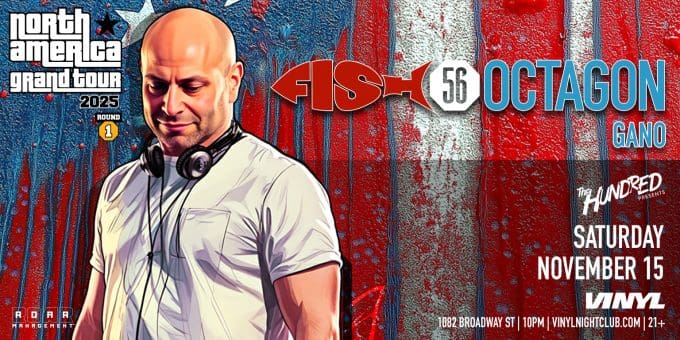 fish56octagon at Club Vinyl in Denver Event Flyer Nov 15