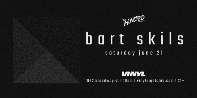 Bart Skils at Club Vinyl in Denver Event Flyer June 21