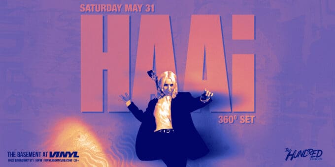 HAAi at Church Nightclub in Denver Event Flyer May 31