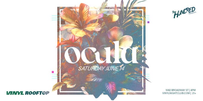 Ocula at Club Vinyl in Denver Event Flyer June 14