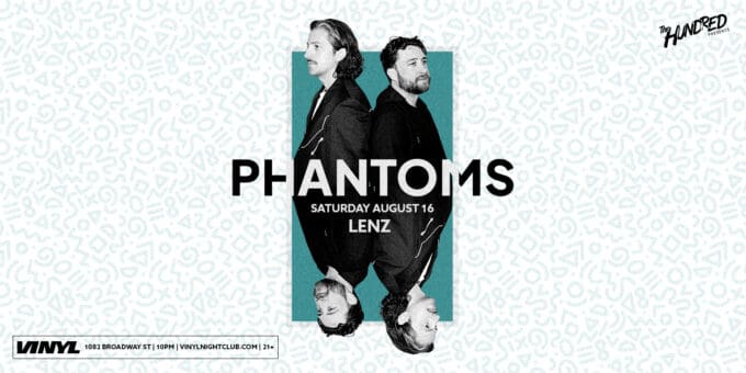 Phantoms at Club Vinyl in Denver Event Flyer Aug 16