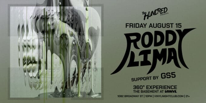 Roddy Lima at Club Vinyl in Denver Event Flyer Aug 15