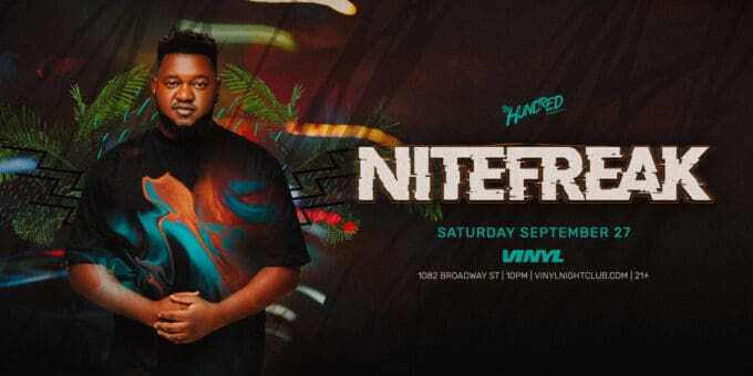 NITEFREAK at Club Vinyl in Denver Event Flyer on 9/27
