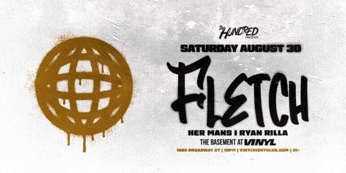 Fletch at Club Vinyl in Denver Event Flyer Aug 30