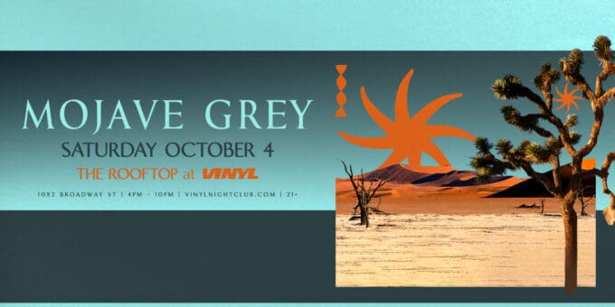 Mojave Gret at Club Vinyl in Denver Event Flyer on October 4