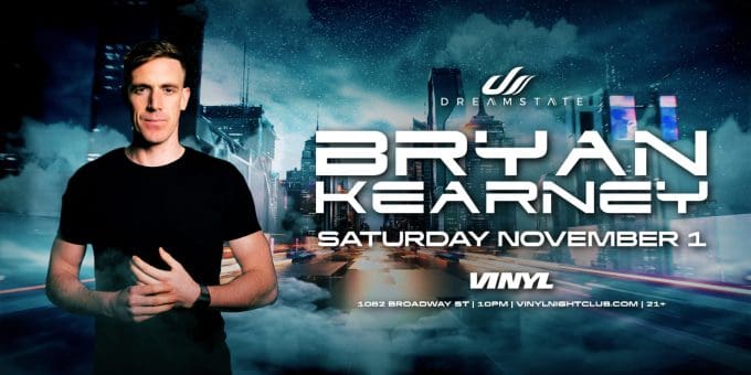 Bryan Kearney at Club Vinyl in Denver Event Flyer on Saturday 11/1