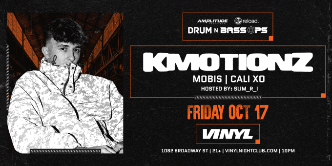K Motionz at Club Vinyl in Denver Event Flyer Oct 17
