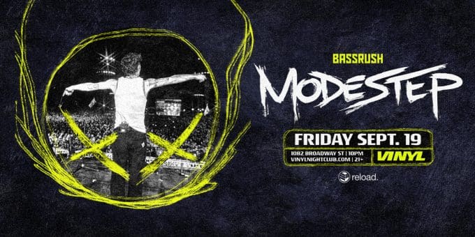 Modestep at Club Vinyl in Denver Event Flyer Sept 19