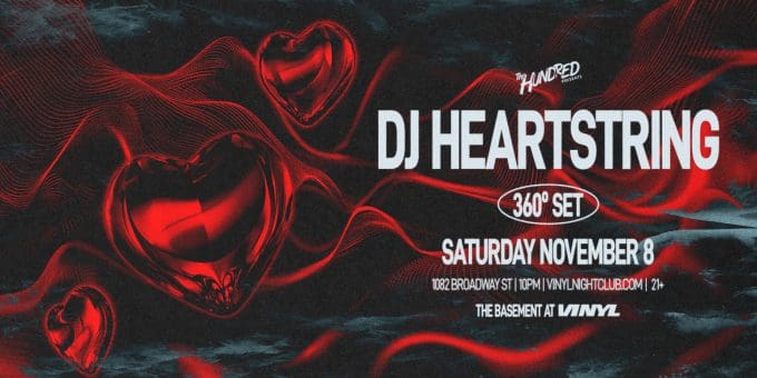 DJ Heartstring at Club Vinyl in Denver Event Flyer 11/8