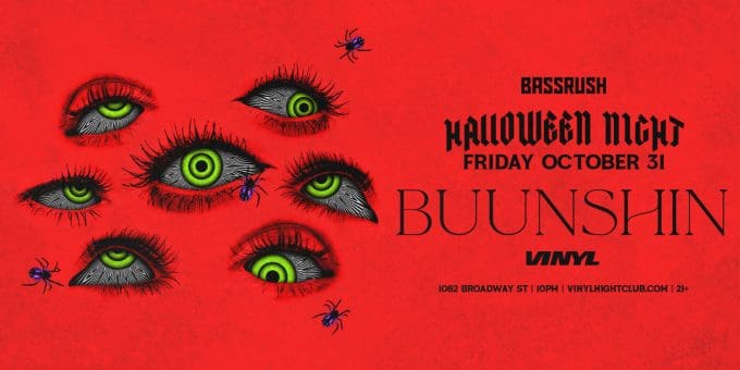 Buunshin at Club Vinyl in Denver Event Flyer Oct 31