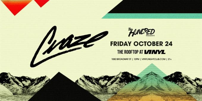 Craze at Church Nightclub in Denver Event Flyer Oct 24