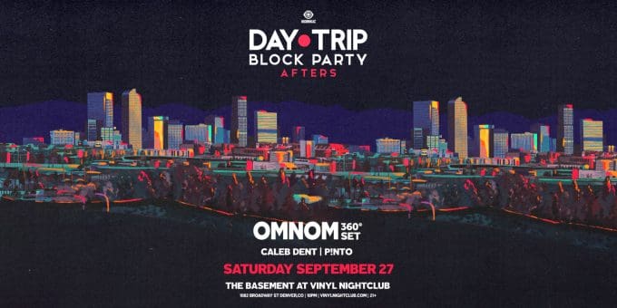 Omnom at Club Vinyl in Denver Event Flyer Sept 27