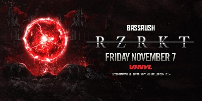 RZRKT at Club Vinyl in Denver Event Flyer Nov 7