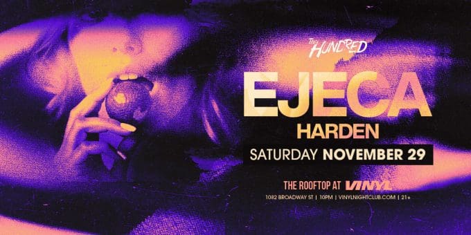 Ejeca at Club Vinyl in Denver Event Flyer 11/29
