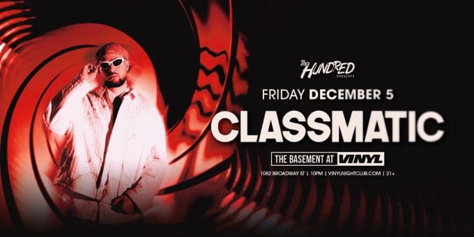 Classmatic at Church Nightclub in Denver Event Flyer on 12/5