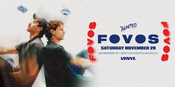 Fovos at Club Vinyl in Denver Event Flyer Nov 29