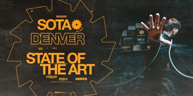 SOTA at Club Vinyl in Denver Event Flyer Feb 6