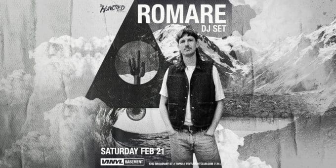 Romare at Club Vinyl in Denver Event Flyer Saturday 2/21