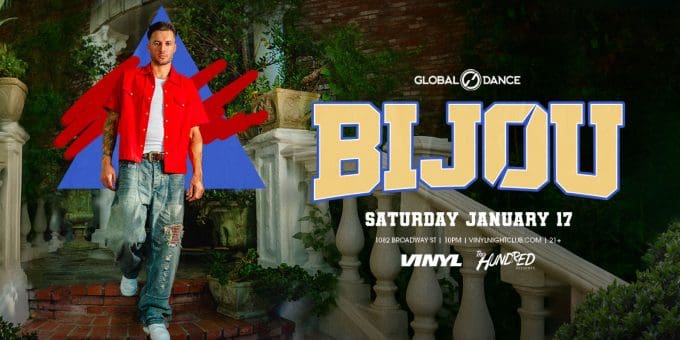 Bijou at Club Vinyl in Denver Event Flyer Jan 17
