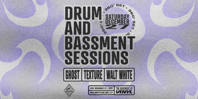 Mile High DNB at Club Vinyl in Denver Event Flyer Dec 27