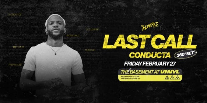 Conducta at Club Vinyl in Denver Event Flyer Feb 27