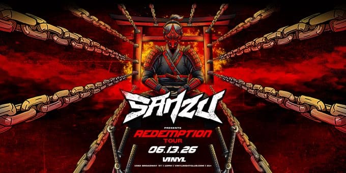 Sanzu at Club Vinyl in Denver Event Flyer June 13