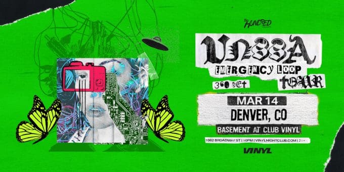 VNSSA at Club Vinyl in Denver Event Flyer Feb 27