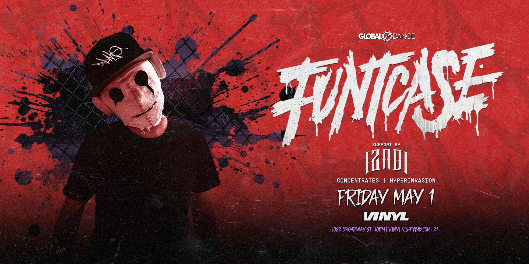 Funtcase | EDM DJ Music Concert Show 2026 May 1 | Club Vinyl