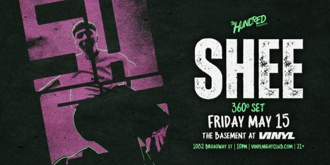 SHEE at Club Vinyl in Denver Event Flyer 5/15