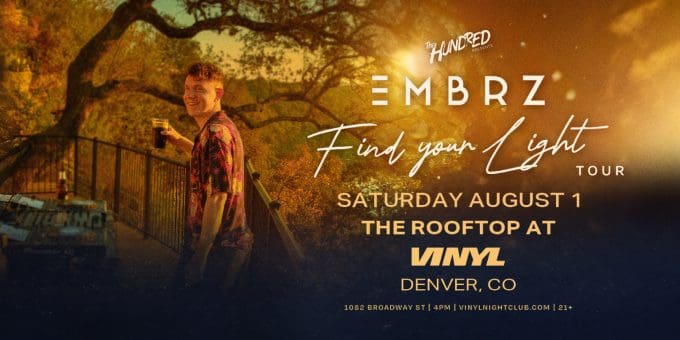 EMBRZ at Club Vinyl in Denver Event Flyer 8/1