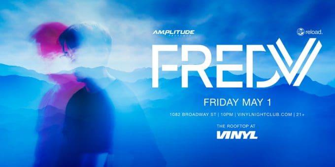 Fredv at Club Vinyl in Denver Event Flyer May 1
