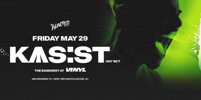 KAS:ST at Club Vinyl in Denver Event Flyer 5/29