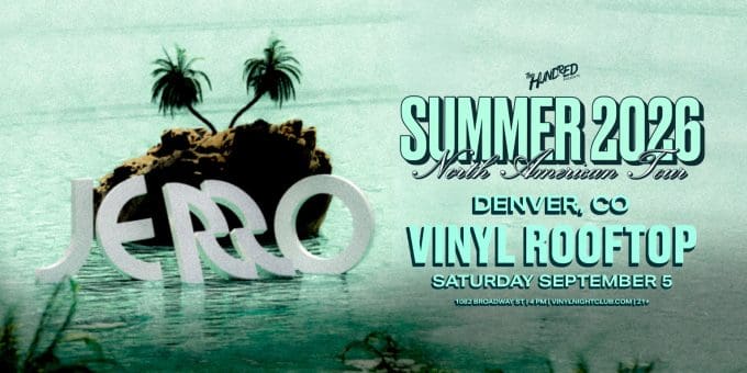 Jerro at Club Vinyl in Denver Event Flyer on 9/5
