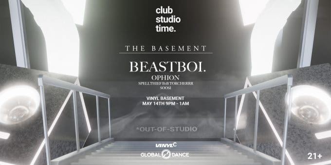 beastboi at Club Vinyl in Denver Event Flyer May 14