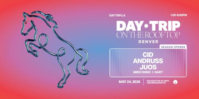 Day Trip at Club Vinyl in Denver Event Flyer May 24