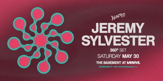 Jeremy Sylvester at Club Vinyl in Denver Event Flyer May 30