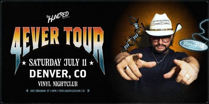 RayBurger at Club Vinyl in Denver Event Flyer 7/11