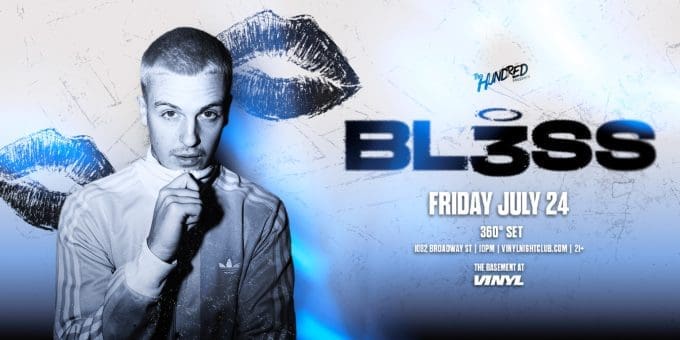 BL3SS at Club Vinyl in Denver Event Flyer July 24