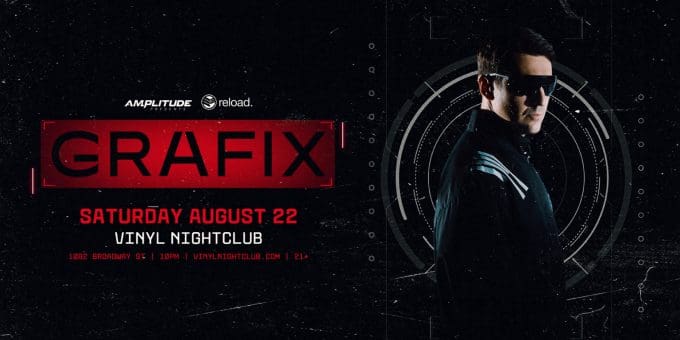 Grafix at Club Vinyl in Denver Event Flyer Aug 22