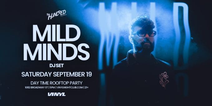 Mild Minds (DJ Set) at Club Vinyl in Denver Event Flyer on 9/19