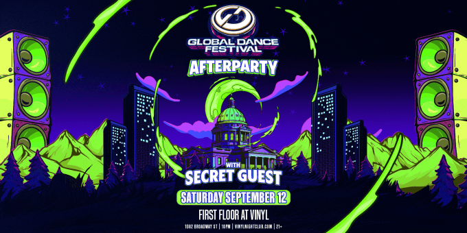 Global Dance afterparty at Club Vinyl in Denver Event Flyer 9/12 (First Floor)
