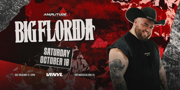 Big Florida at Club Vinyl in Denver Event Flyer Oct 10
